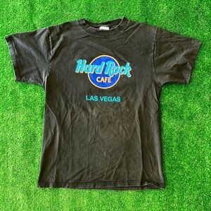 Oversized Hard Rock Cafe Black Tee Tultex Large